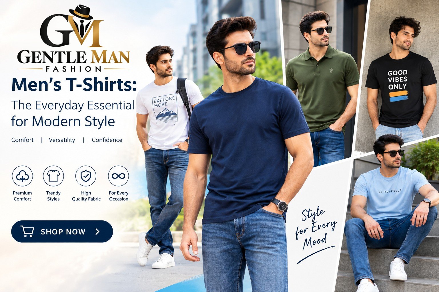 Men's T-Shirts: The Everyday Essential for Modern Style