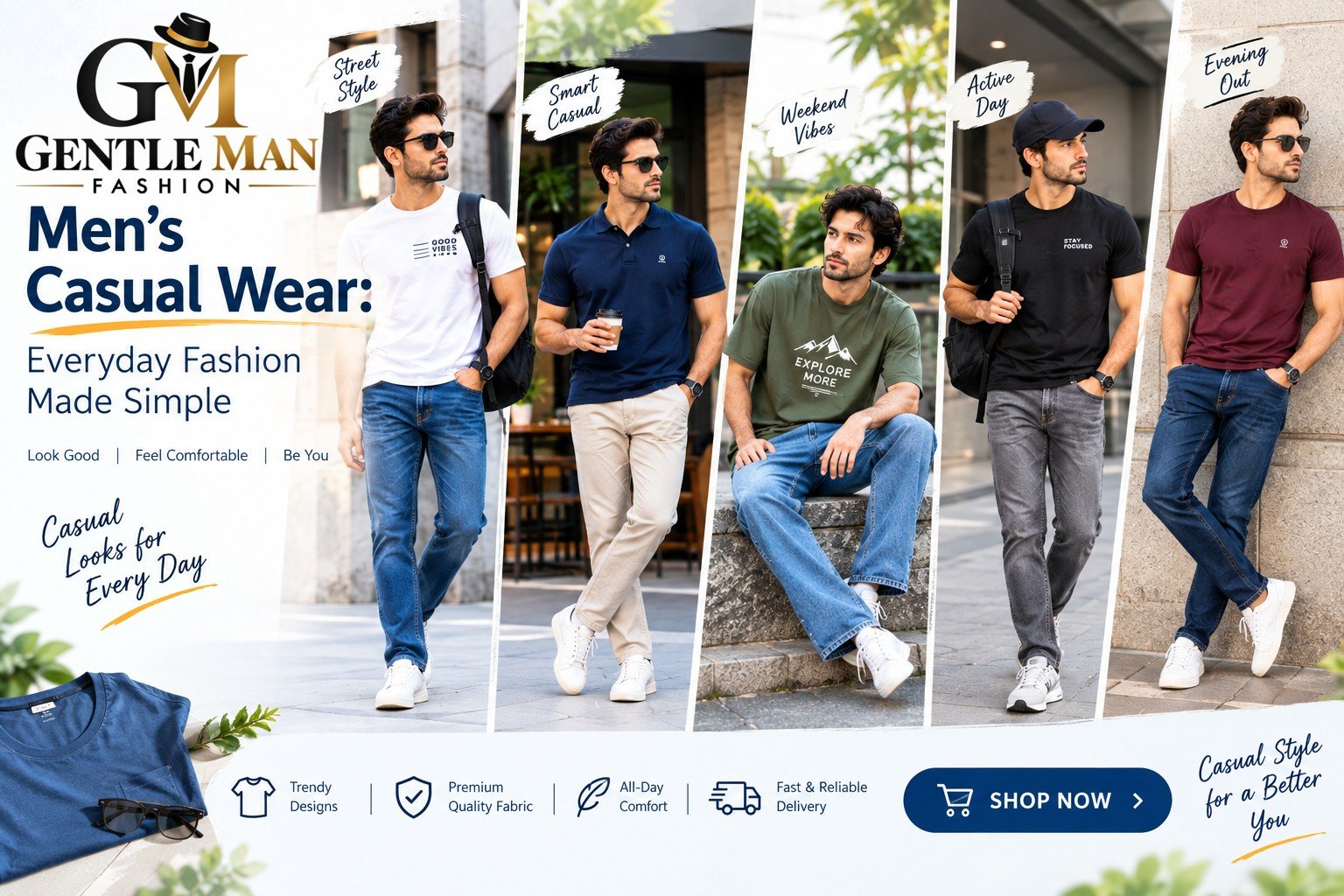 Men's Casual Wear: Everyday Fashion Made Simple